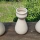 Lot de 3 vases faïence de villenauxe