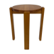 Mid century pinewood stool, 1960s minimalistic design
