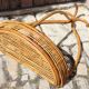 Rattan wall console Italy 1970