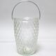 Small glass ice bucket 1950s