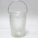 Small glass ice bucket 1950s