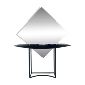 Postmodern console with beveled mirror