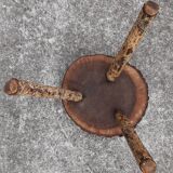 Brutalist low stool