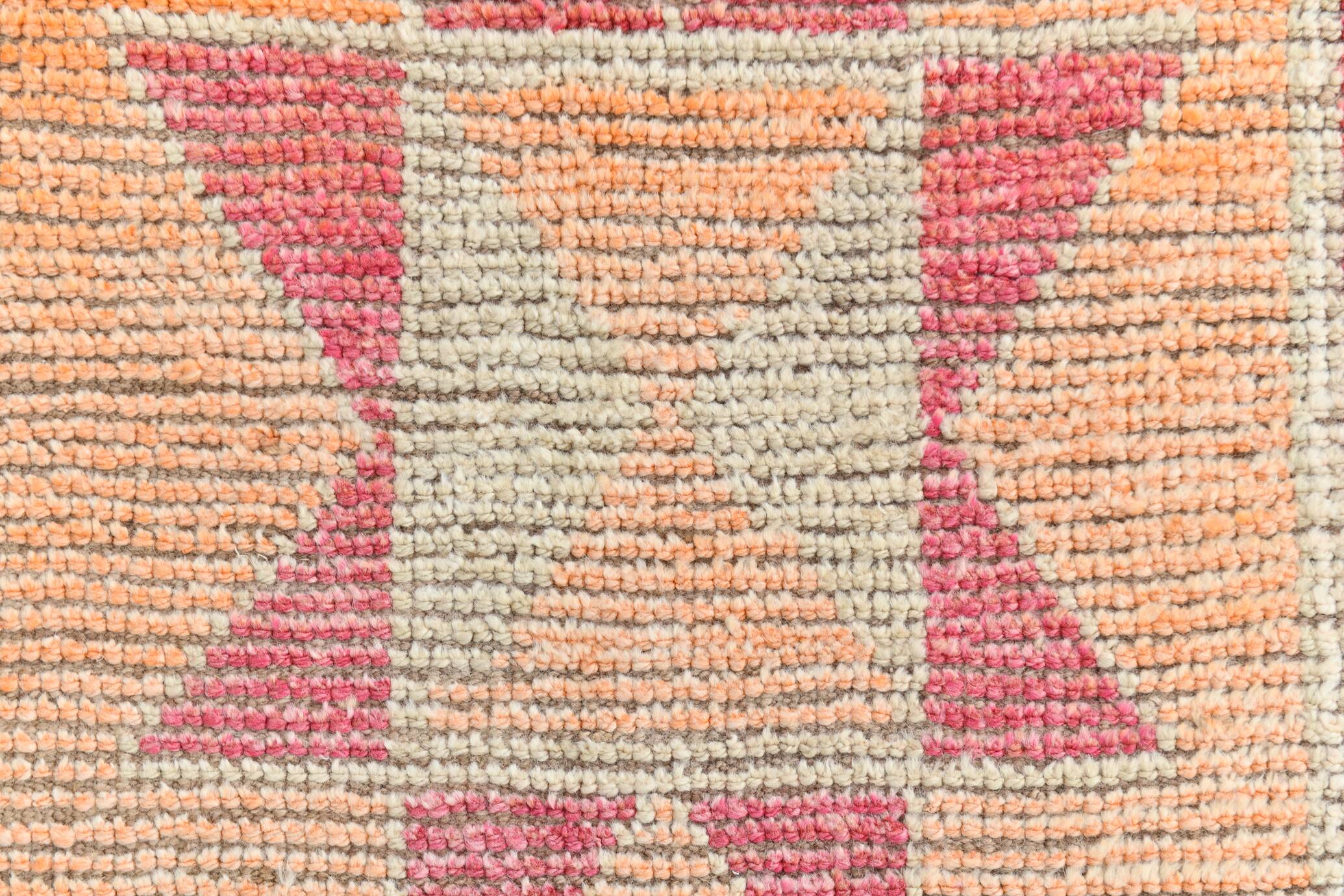 3x11 Light Pink Orientel Vintage Runner Rug, 96x333Cm