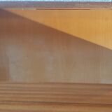 Commode en bois vernis, années 80