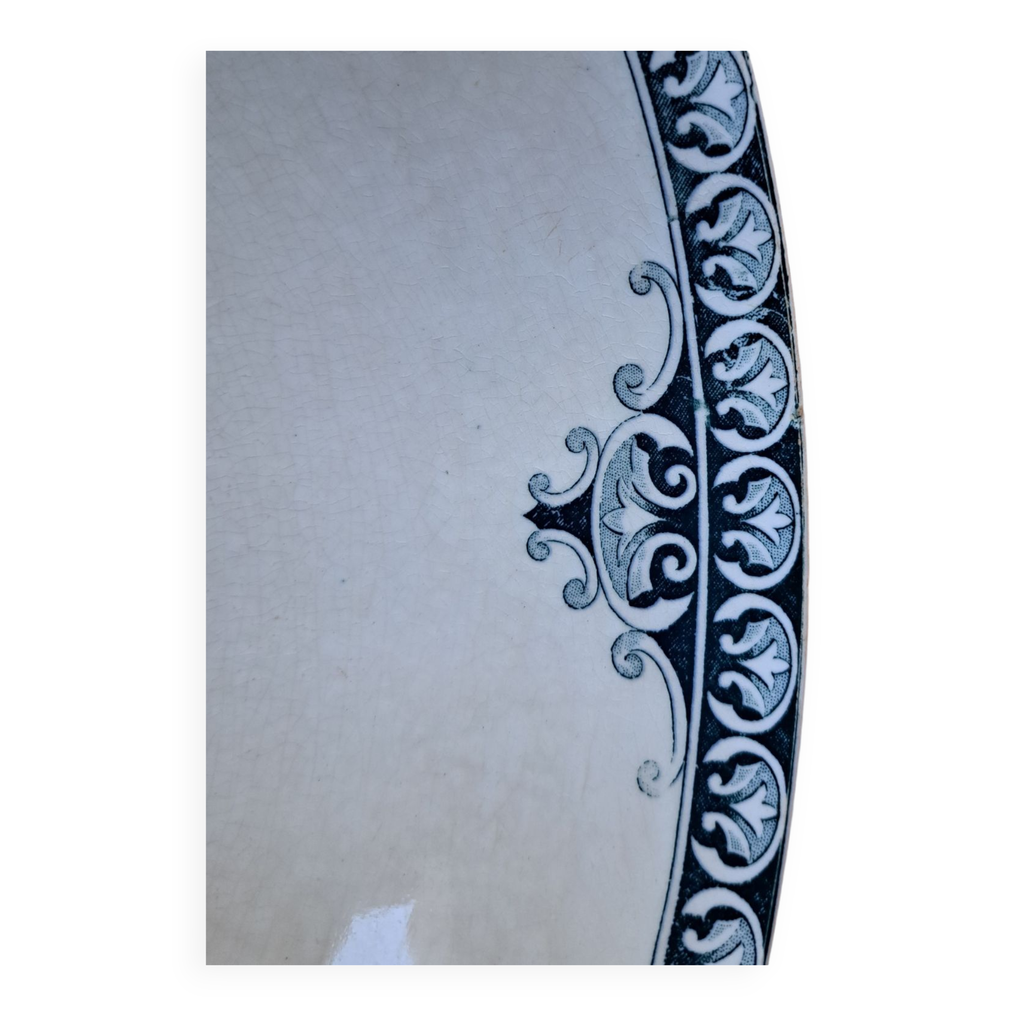 Iron earth salad bowl Adrianople model