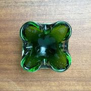 Vintage Italian Bullicante glass bowl from Murano.