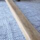 Old farmhouse coffee table in solid oak - turned legs and stretcher.