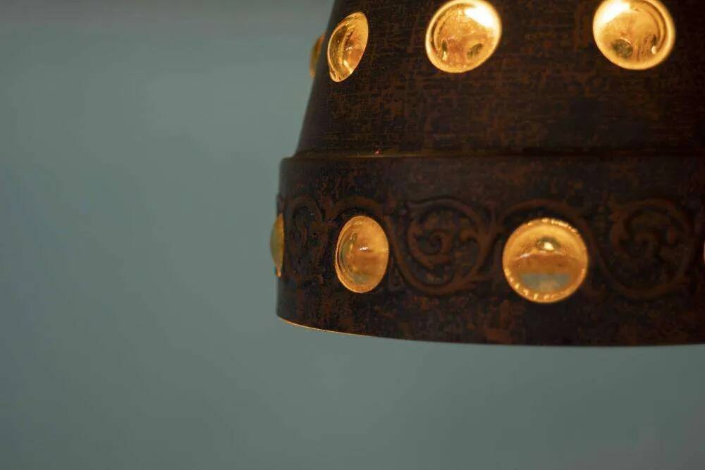 Vintage suspension by Peil & Putzler, brutalist style from the 50s/60s.