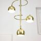 Vintage Italian Brass Ceiling Chandelier