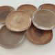 7 sandstone enamel dinner plates Sologne Porcelain