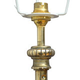 Victorian Brass Floor Standard Lamp par R. W. Winfield, Birmingham
