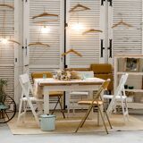 Vintage rattan headboard