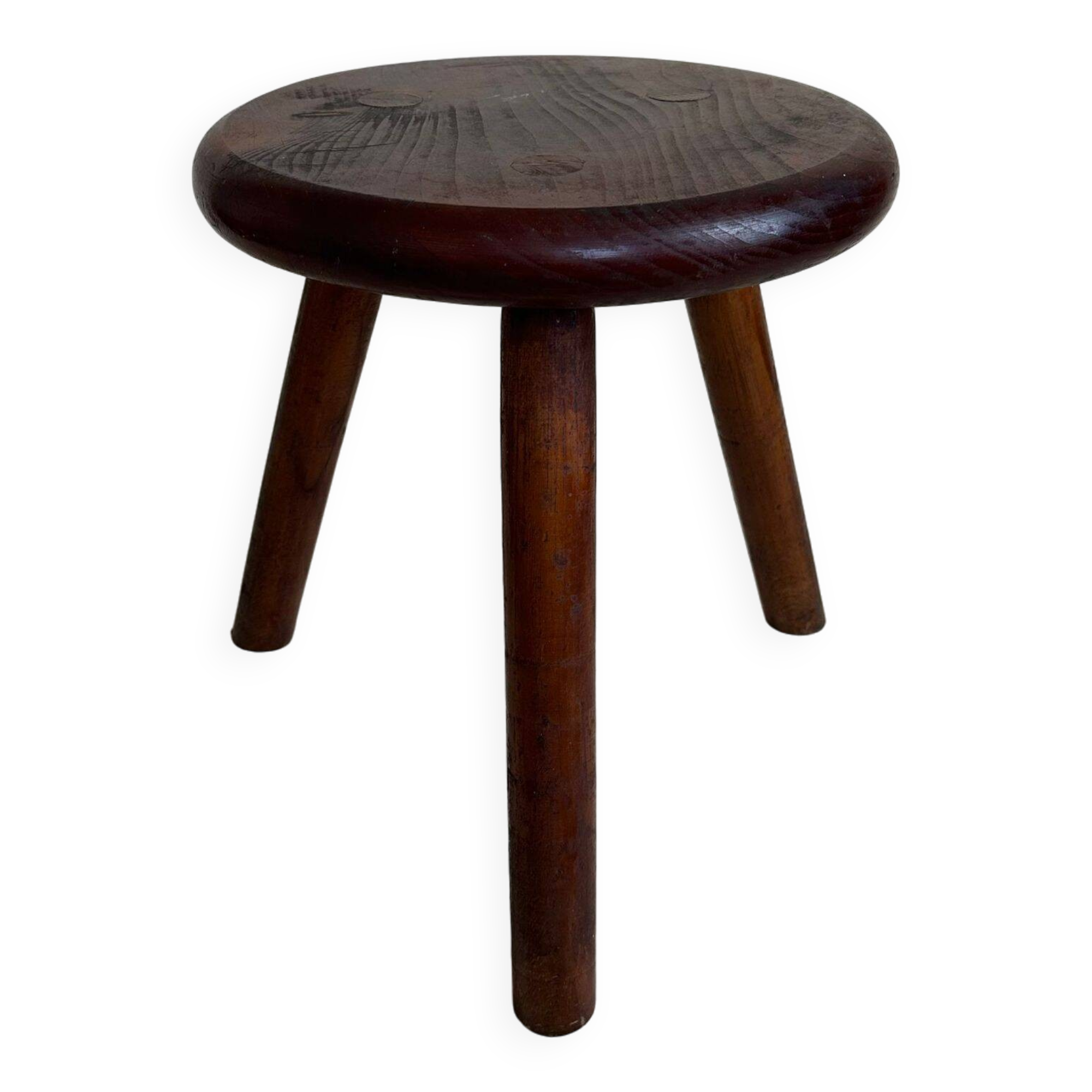 Wooden tripod stool