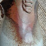 Vase en grès ciré