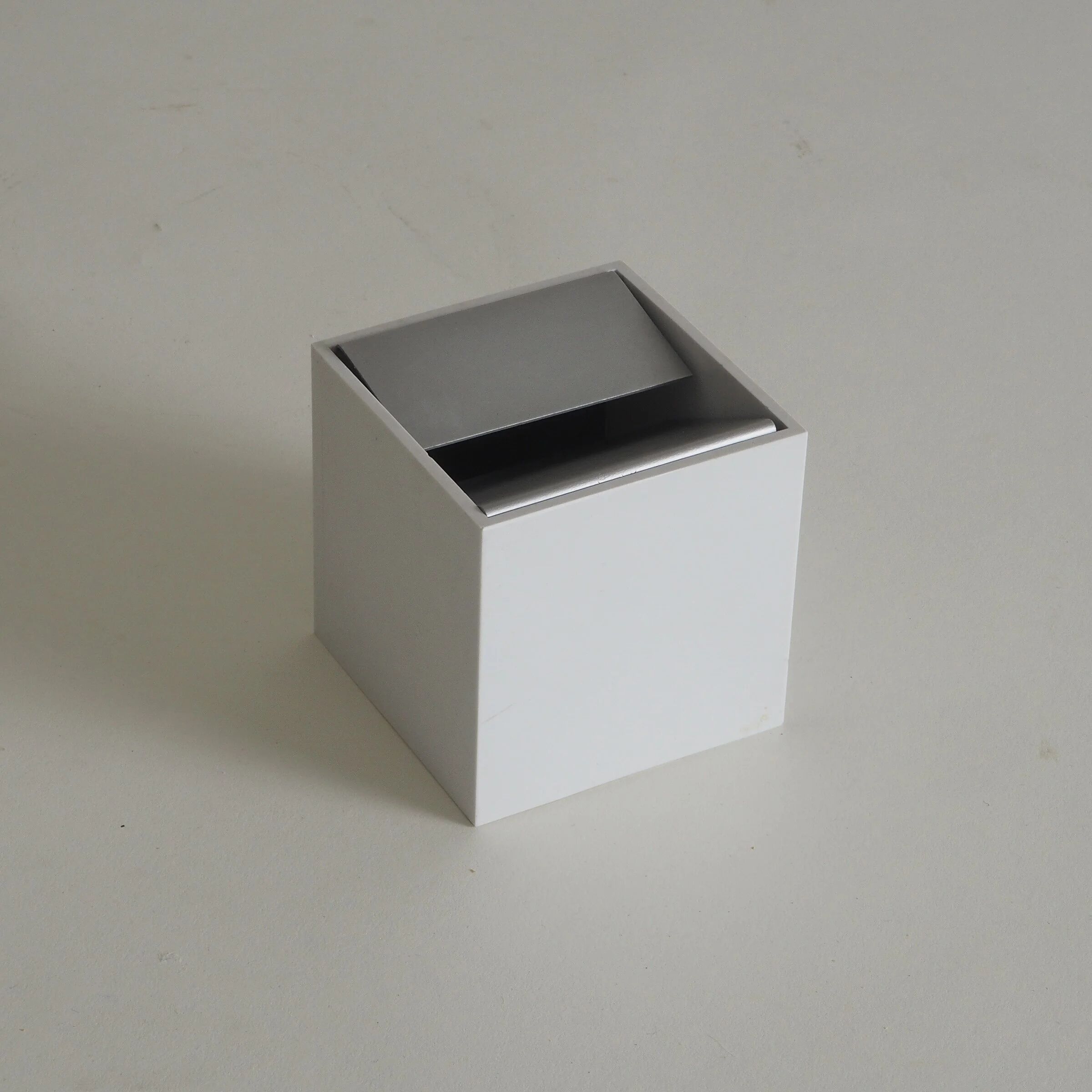 Cubo ashtray by Bruno Munari for Danese Milano