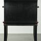 Black wooden chair / side chair from the 20th century in Asian style