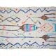 Colorful Berber carpet 245 x 150cm