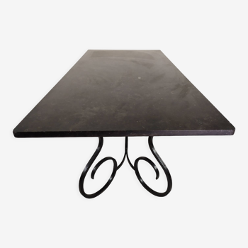 Iron and marble table 1950