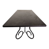Table fer et marbre 1950