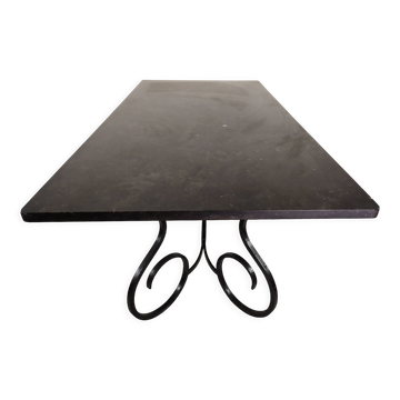 Iron and marble table 1950