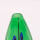 Green crystal drop vase Orrefors by Anne Nilsson