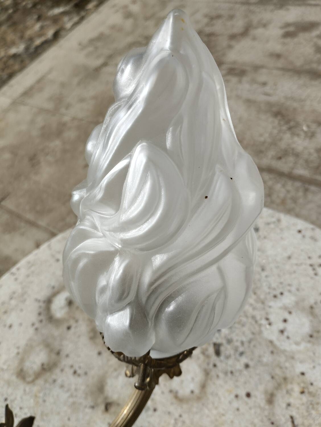 Lustre avec torchères style Napoléon 3