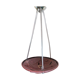 Art Deco pendant lamp in molded and pressed glass signed Degué, dragonfly motifs