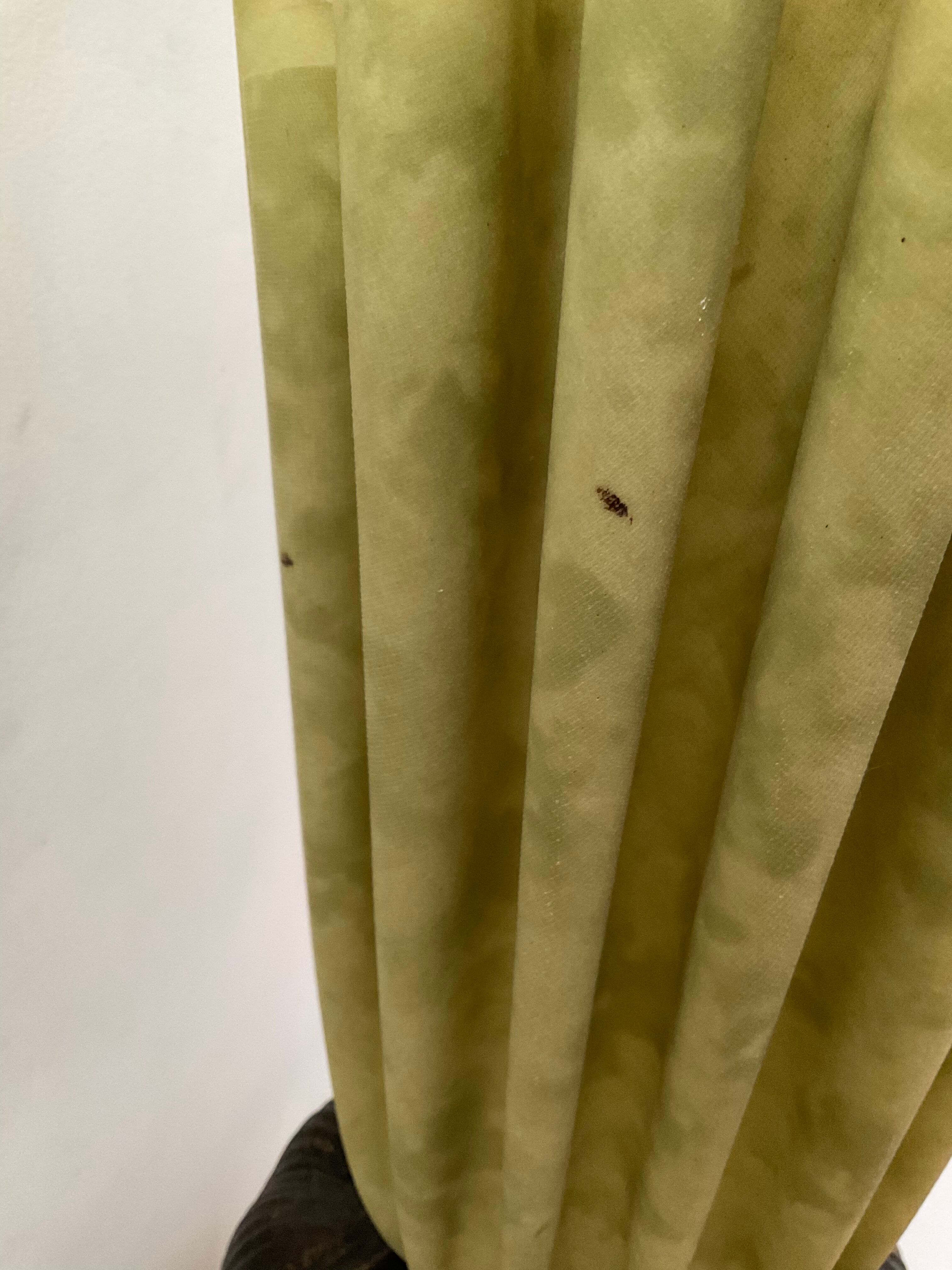 Georgia Jacob gold leaf lamp from the 70s and 80s signed
