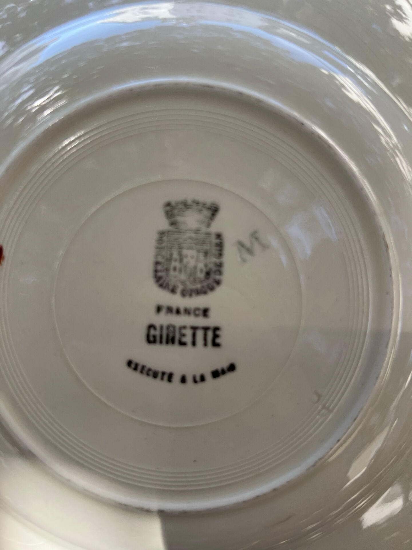 Gien - 6 dessert plates