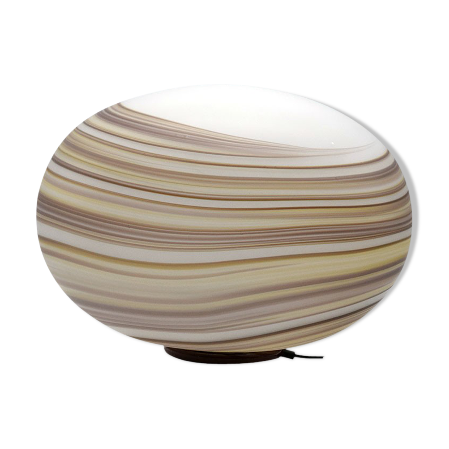 Glass Giove Lamp from VeArt, 1970s