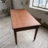 Turned leg cherry table 160cm