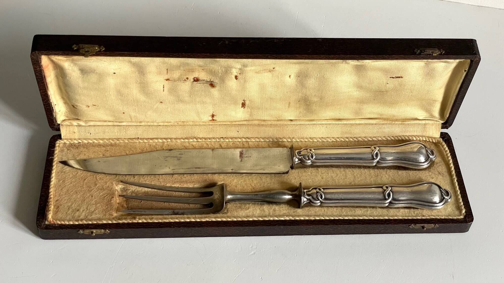 Cutlery for Meat Silver Minerva Helmeted PARIS