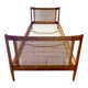Danish teak bed by Peter Hvidt and Orla Mølgaard for Soborg Møbler.