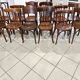 Set of 12 mismatched bistro chairs Baumann & Fischel 1930