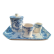 Former earthenware tobacco set BFK boch brothers Keramis