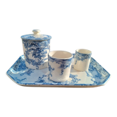 Former earthenware tobacco set BFK boch brothers Keramis