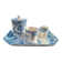Former earthenware tobacco set BFK boch brothers Keramis