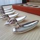 Box of 6 zoomorphic knife holders in silver metal Saint Hilaire