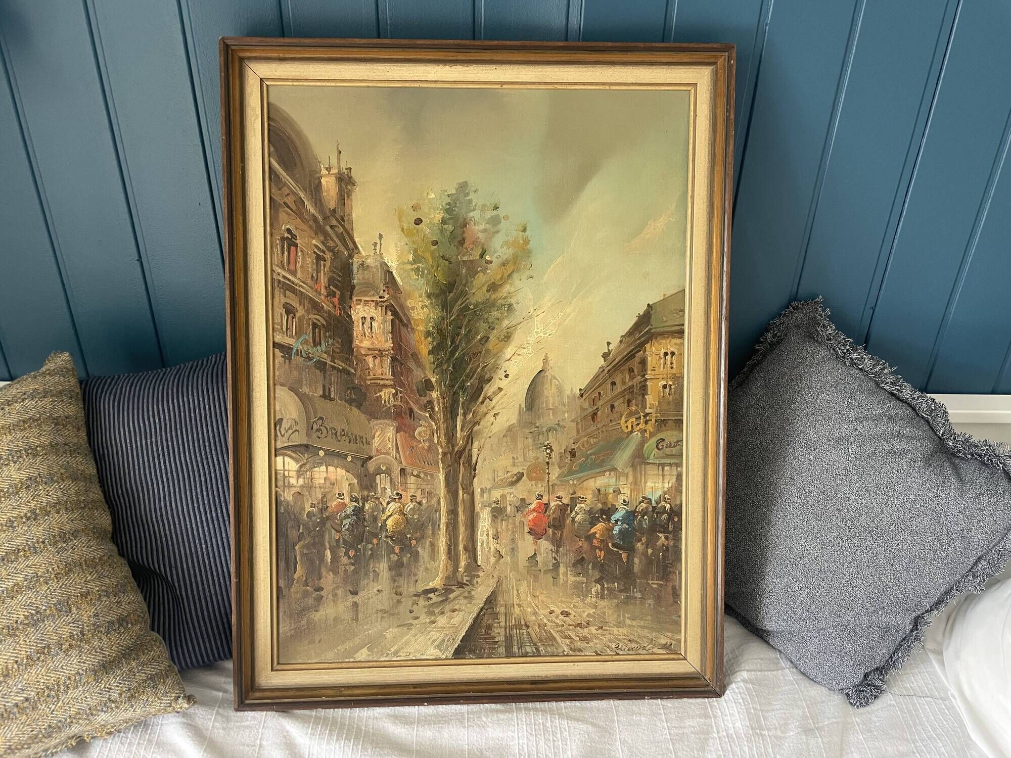 Signed Montmartre painting