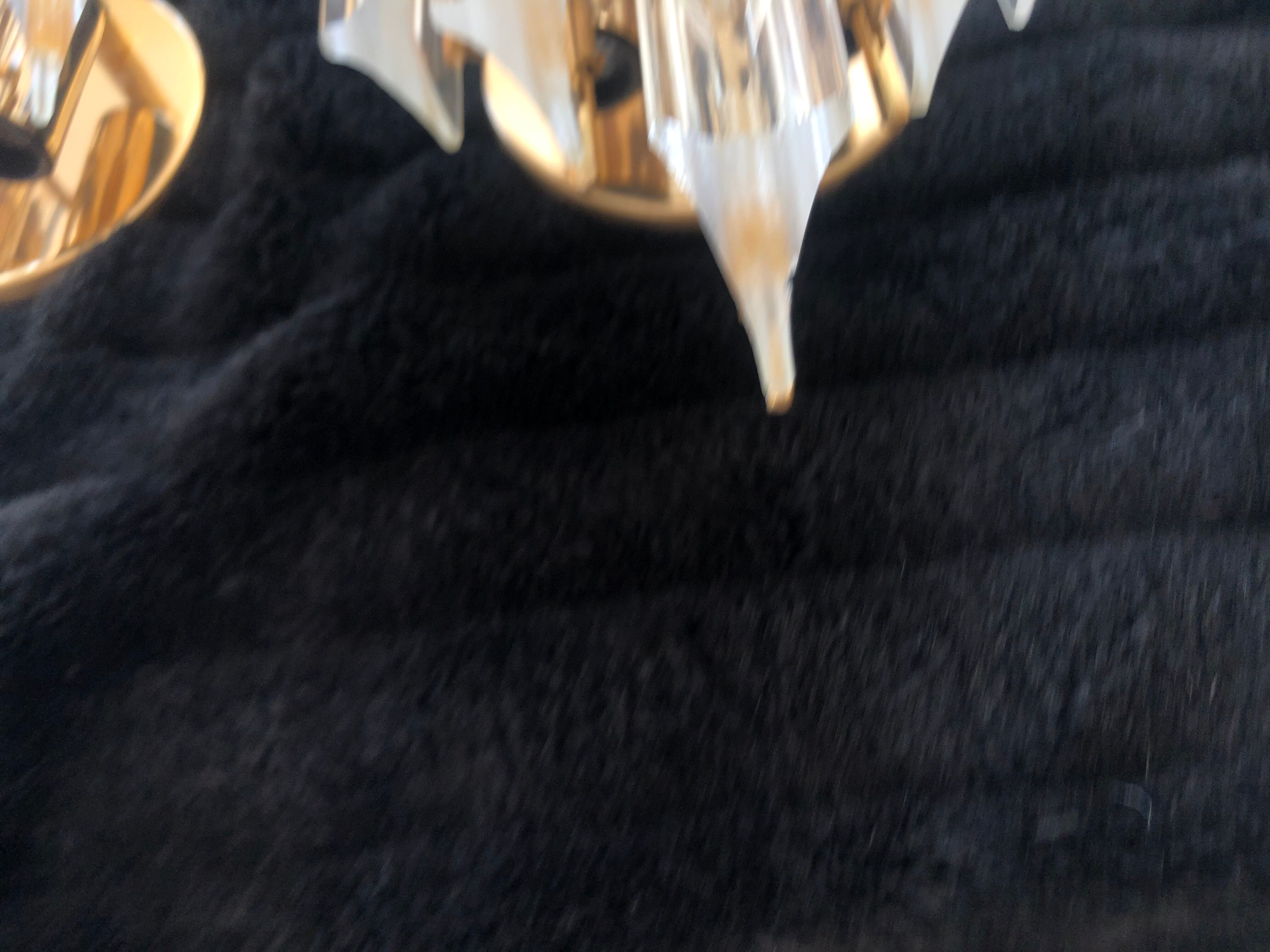 Pair of Venini sconces 1970 golden structure