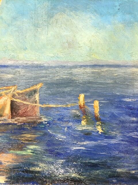 Marine oil on canvas, 1970s