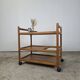 Henning Korch, Silkeborg vintage Danish teak serving trolley