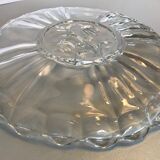 Antique glass serving dish
