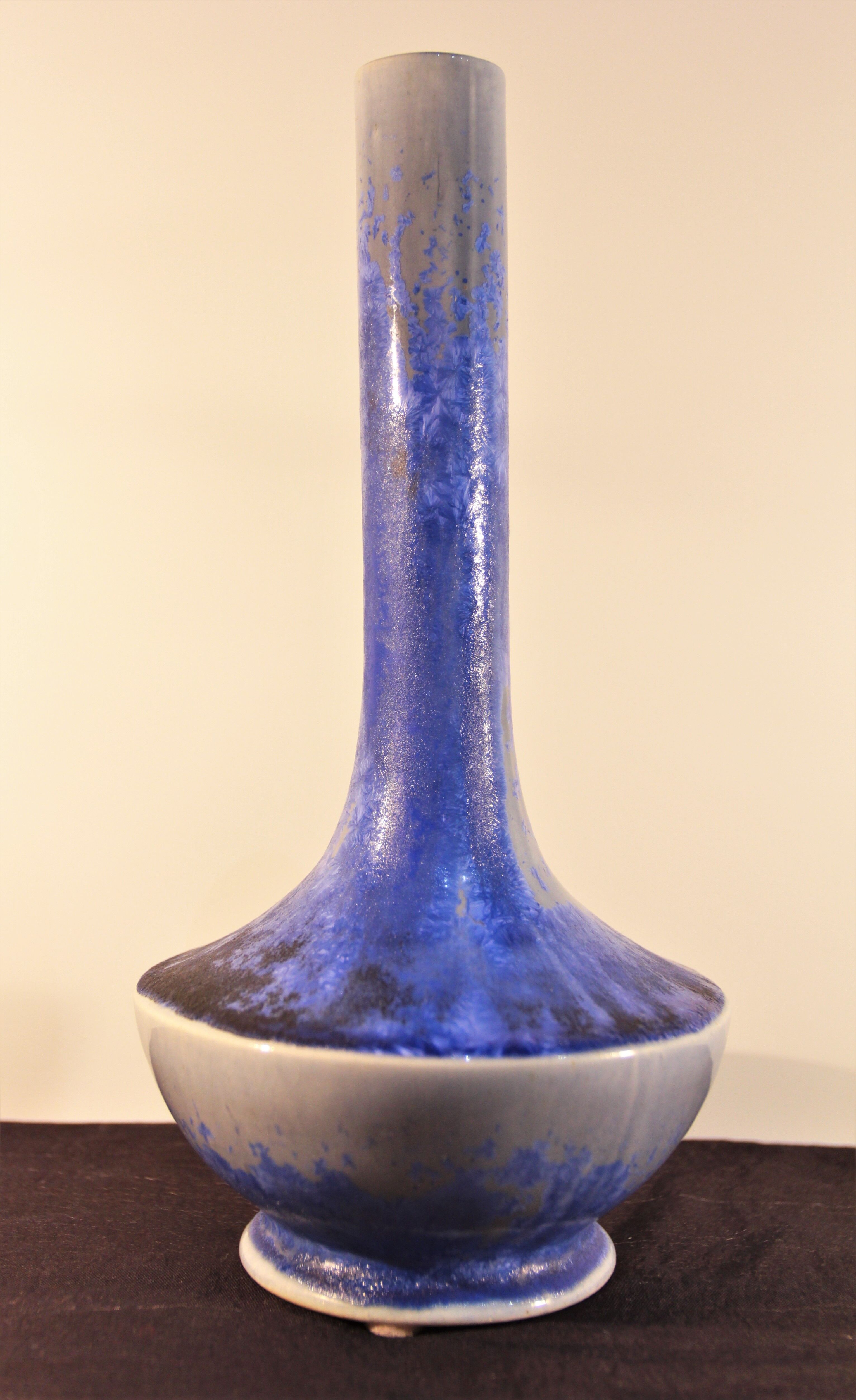 Soliflore in sandstone with crystalline enamels c. 1930-1940