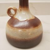 Vintage beige ceramic vase
