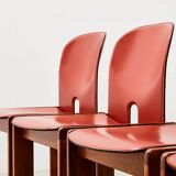 Tobia & Afra Scarpa Set of 5 Model 121 Dining Chairs for Cassina Italy 1965