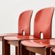 Tobia & Afra Scarpa Set of 5 Model 121 Dining Chairs for Cassina Italy 1965