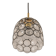 Iron and clear glass pendant by limburg, germany, 1960s.