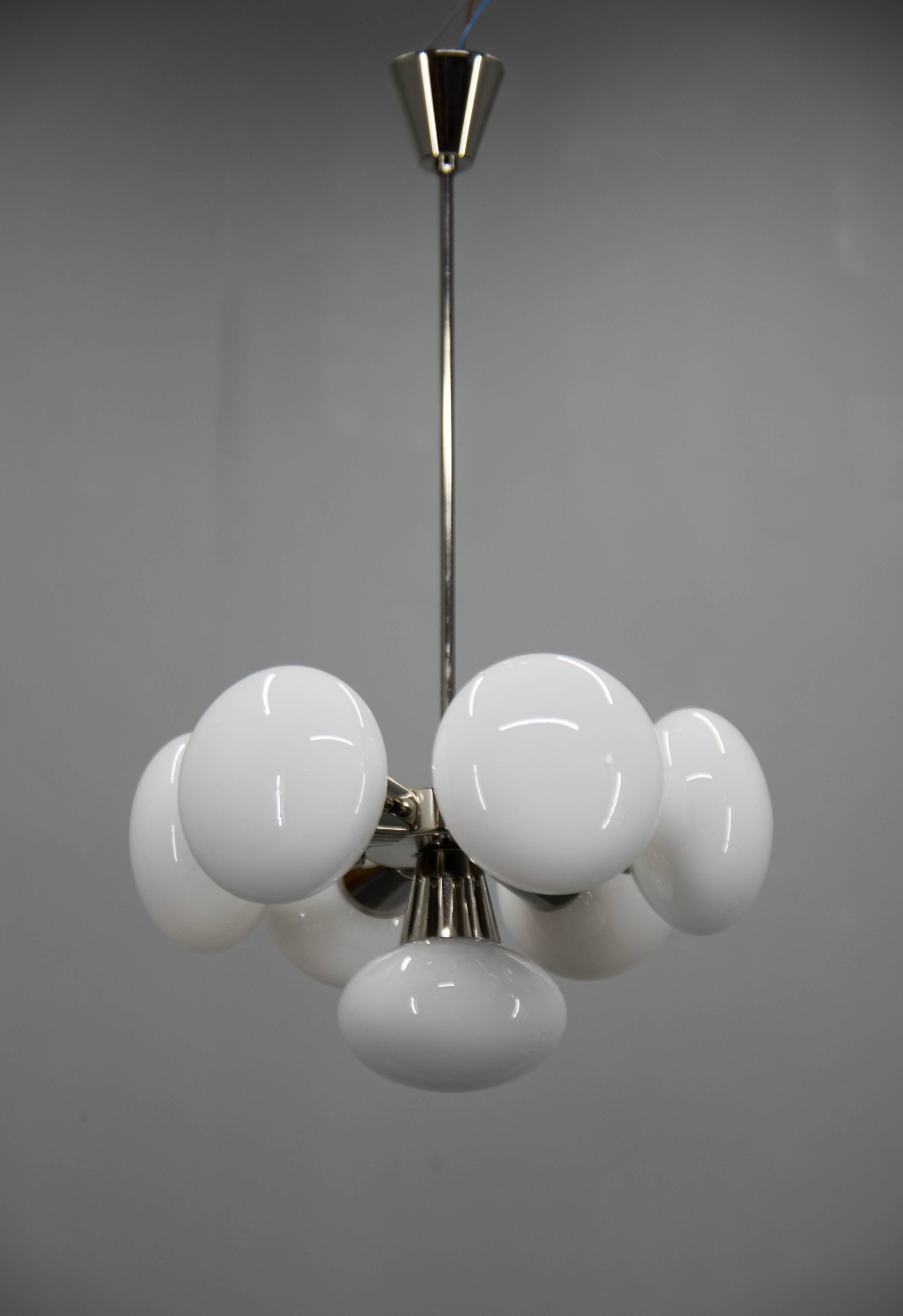 Space Age Chandelier Sputnik by Kamenicky Senov, 1970s